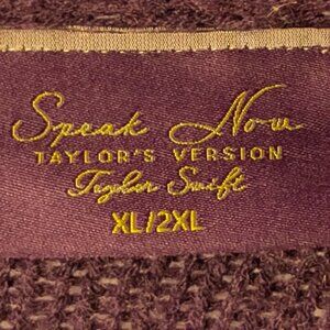 Dark Purple with Golden Stars Taylor Swift Speak Now (Taylor’s Version) Cardigan